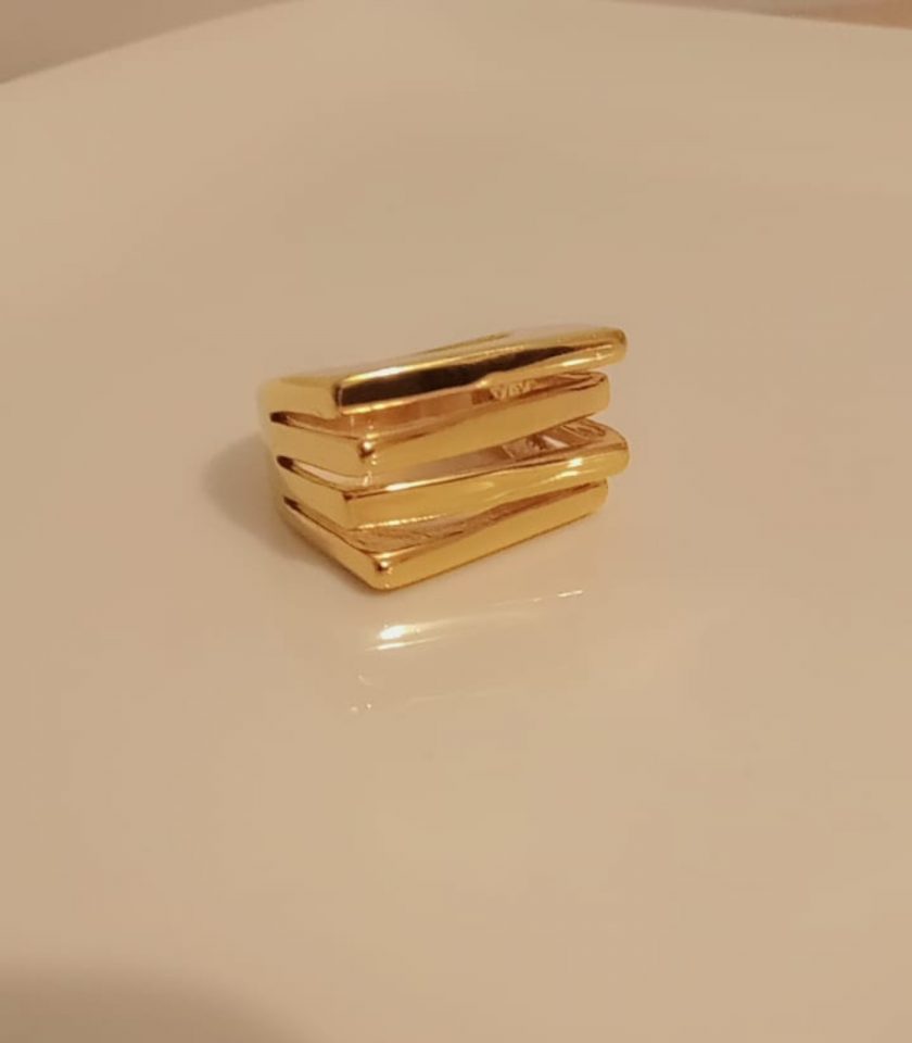 Bague tendance en acier inoxydable