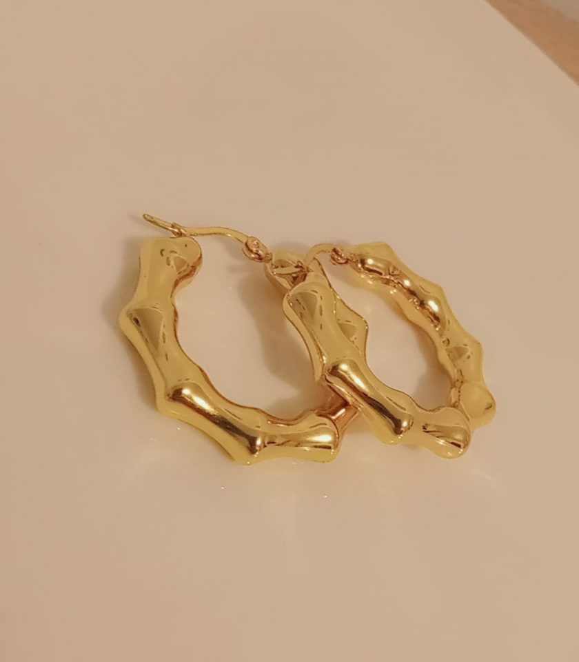 Boucles d'oreilles OS en acier inoxydable