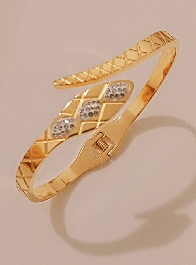 Bracelet serpent en acier inoxydable