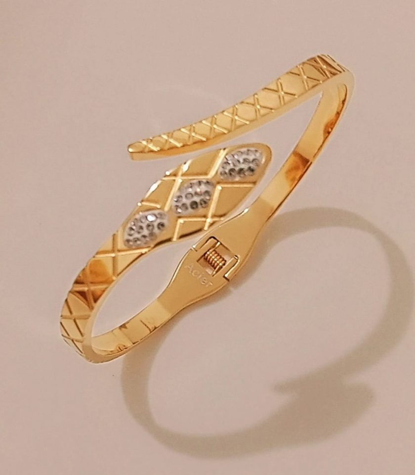 Bracelet serpent en acier inoxydable
