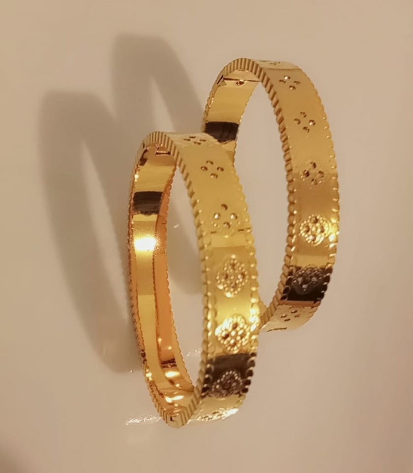 Bracelets trèfle en acier inoxydable