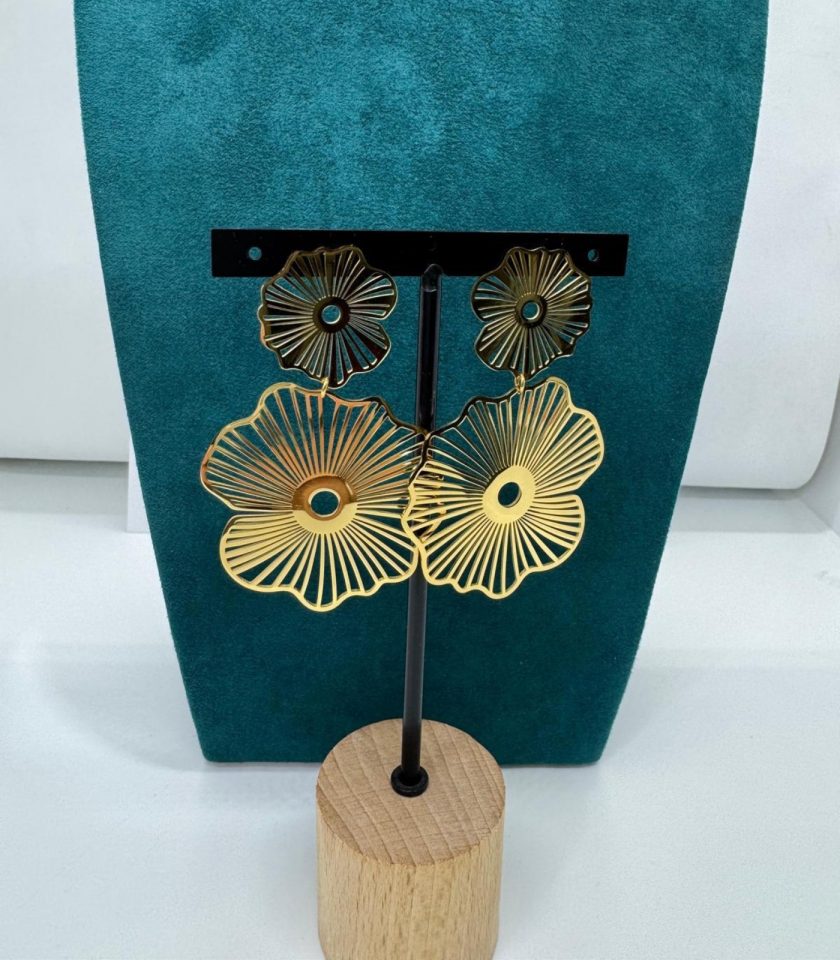Boucles d'oreilles fleurs
