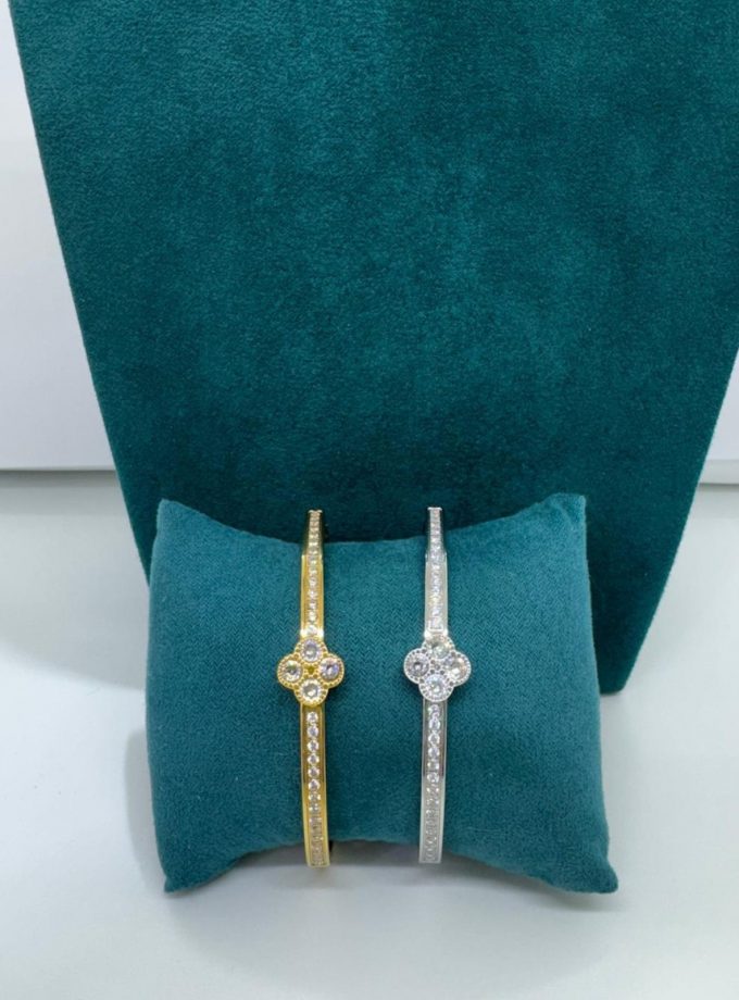 Bracelets trèfle strass
